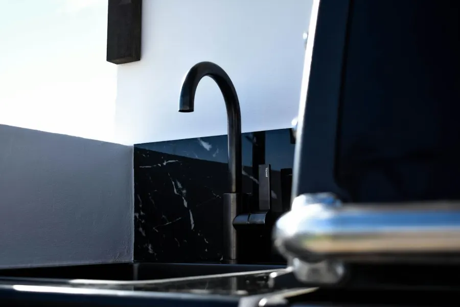 Close-up van aluminium